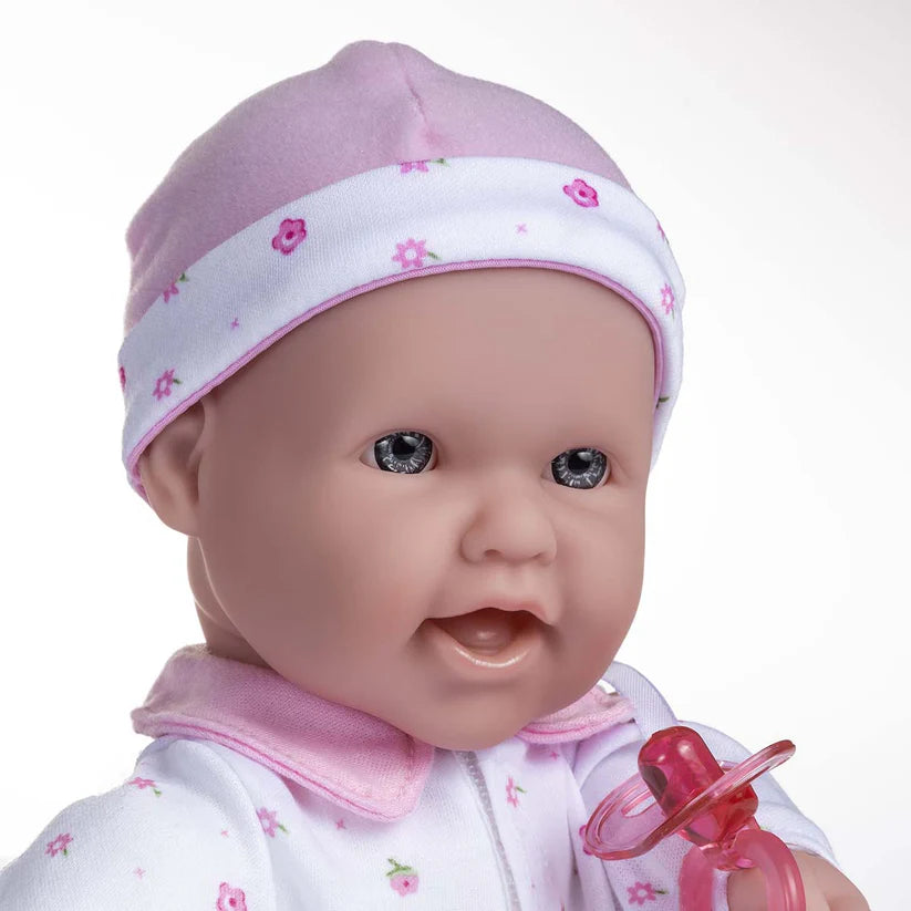 JC Toys La Baby 16 Inch Soft Body Baby Doll in Pink