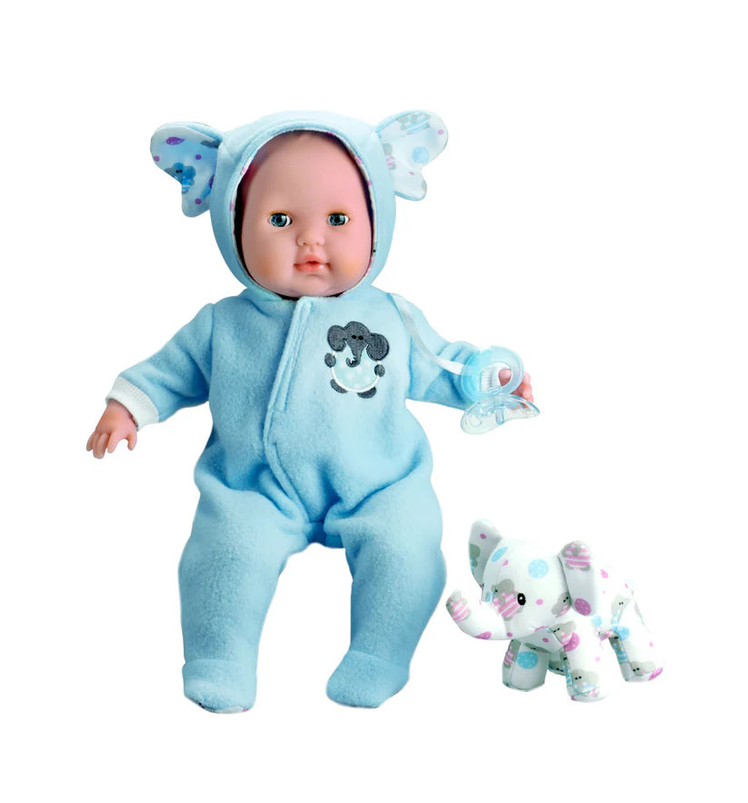 JC Toys Berenguer Boutique Blue Soft Body 15Inch Baby Doll