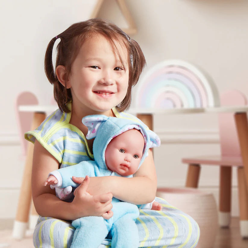 JC Toys Berenguer Boutique Blue Soft Body 15Inch Baby Doll