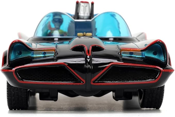 Jada Batman 1966 Class Batmobile Deluxe Car With 4 Action Figures