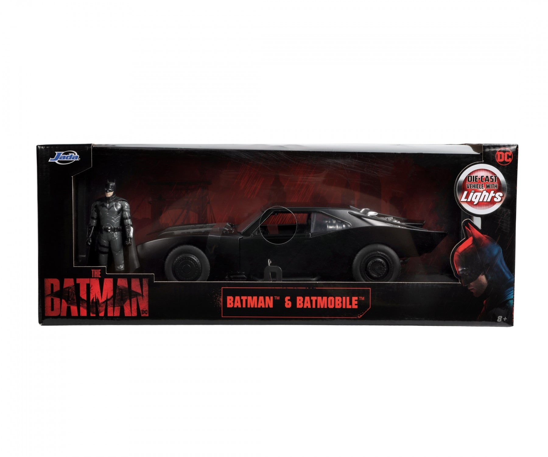 Jada Toys The Batman Metal Batmobile Car with Metal Figure