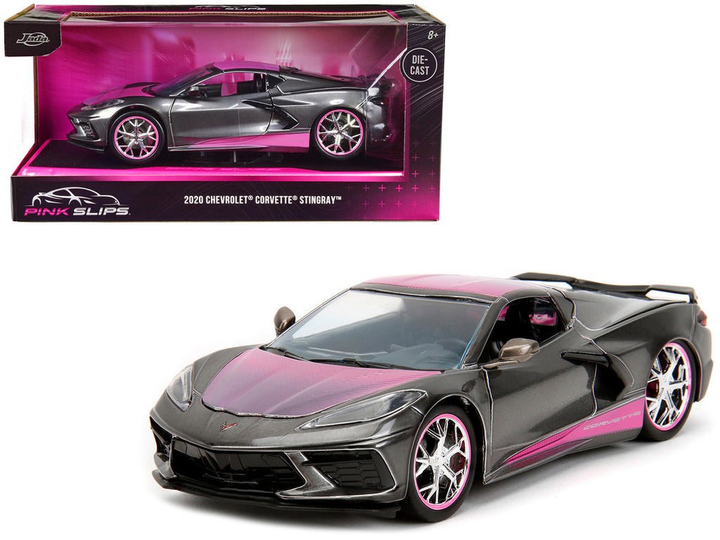 Jada Pink Slips 2020 Chevrolet Stingray 1:24 Car
