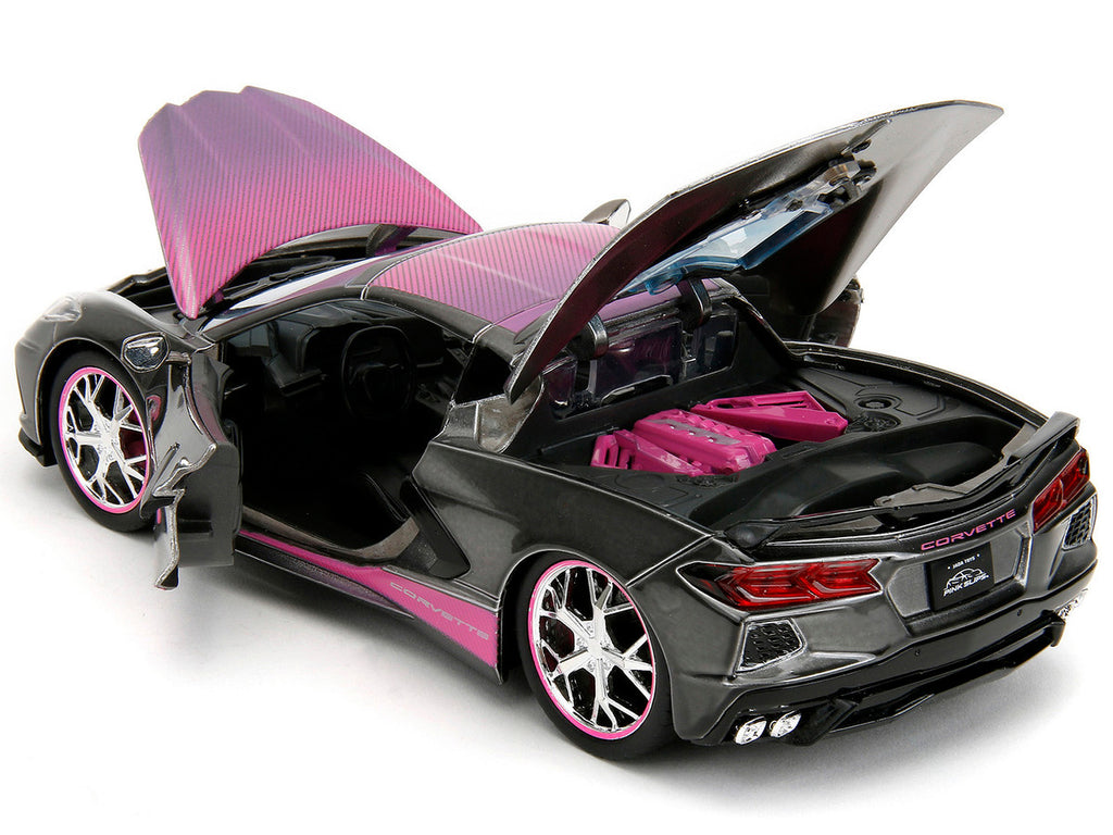 Jada Pink Slips 2020 Chevrolet Stingray 1:24 Car