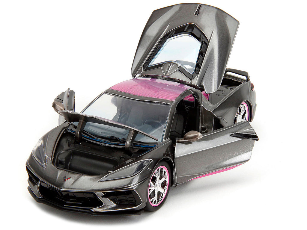 Jada Pink Slips 2020 Chevrolet Stingray 1:24 Car