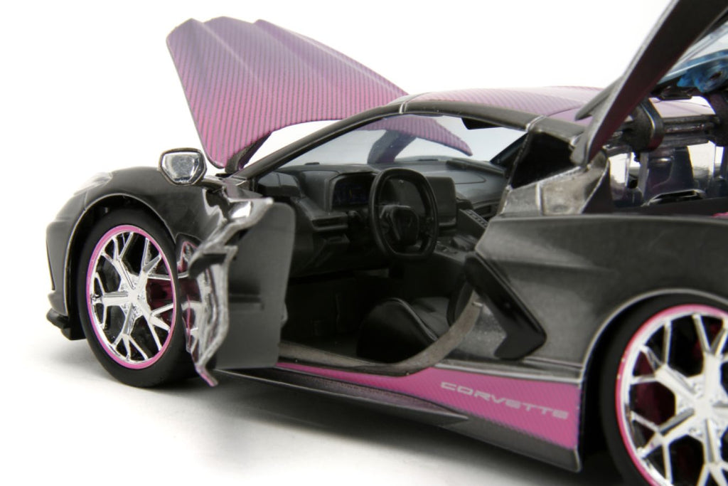 Jada Pink Slips 2020 Chevrolet Stingray 1:24 Car