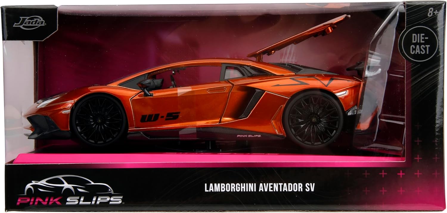 Jada Pink Slips Lamborghini Aventador SV Di Cast Car Gallardo 1:24