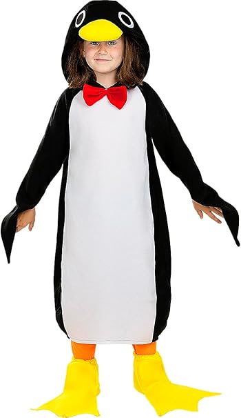 Kids Penguin Costume Animal Fancy Dress