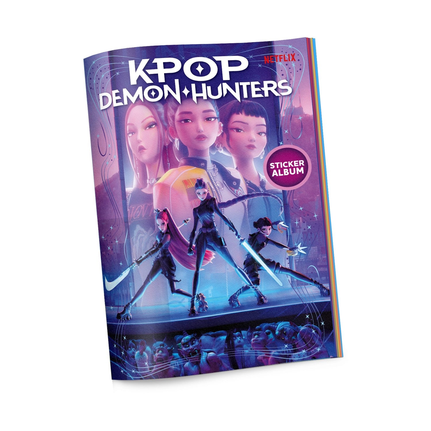 KPop Demon Hunters Official Sticker Collection Album