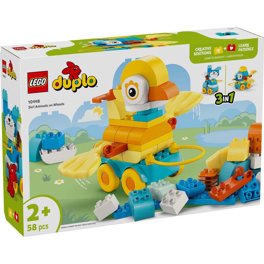 Lego Duplo Town 3in1 Animals On Wheels  V29