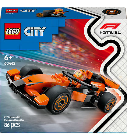 Lego F1 Lego Driver with McLaren Race Car