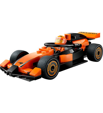 Lego F1 Lego Driver with McLaren Race Car