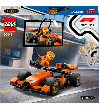 Lego F1 Lego Driver with McLaren Race Car