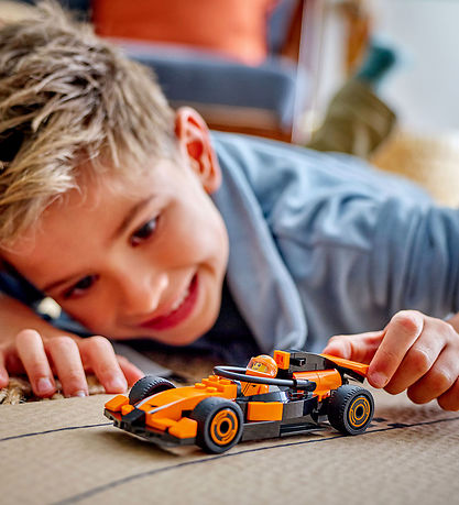 Lego F1 Lego Driver with McLaren Race Car