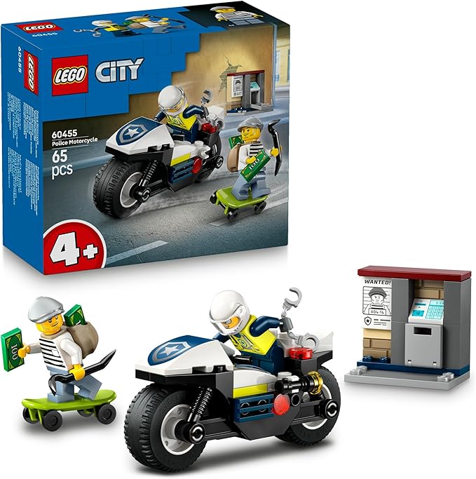 Lego Police Motorcycle Chase V29