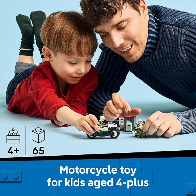 Lego Police Motorcycle Chase V29