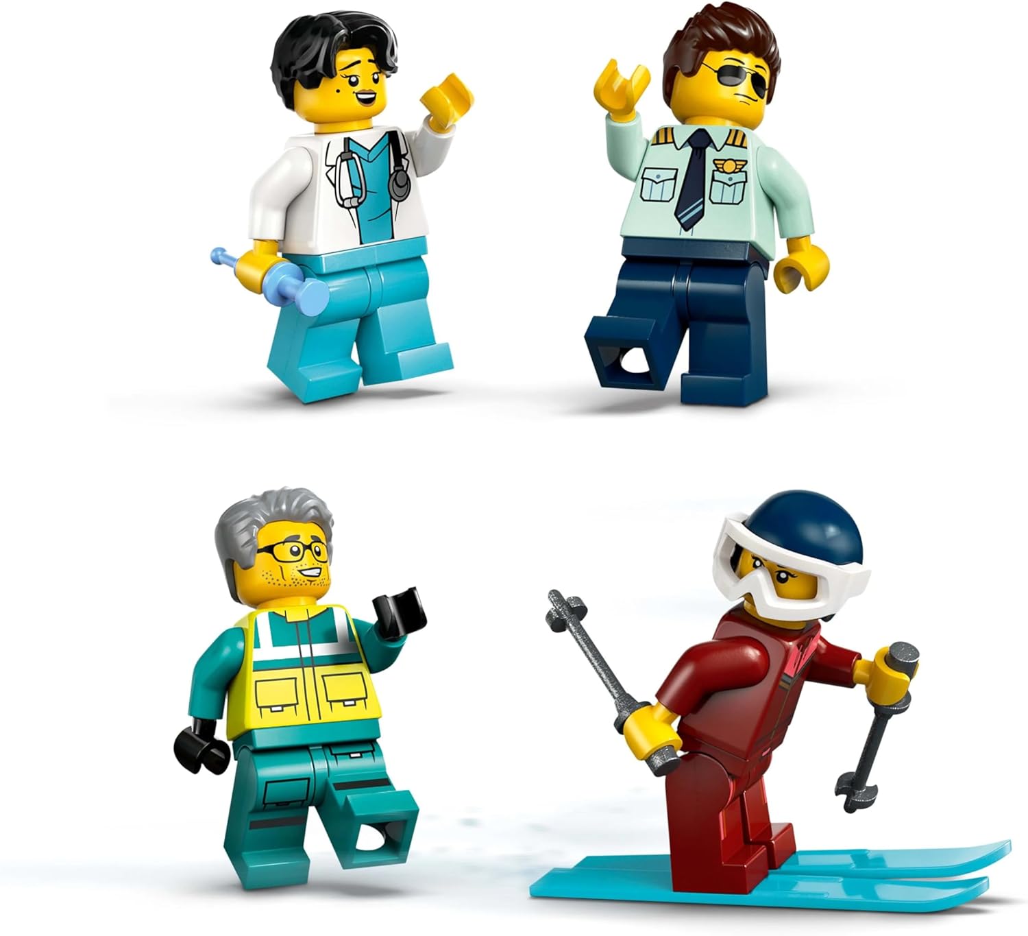Lego City Emergency Air Ambulance Airplane Toy V29