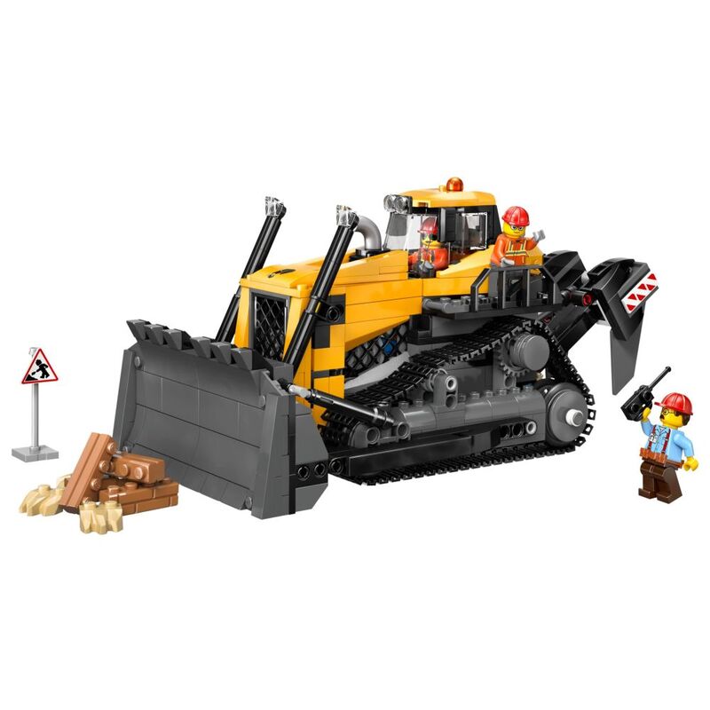 Lego City Yellow Bulldozer Toy V29