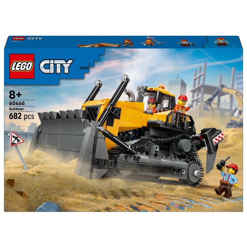 Lego City Yellow Bulldozer Toy V29