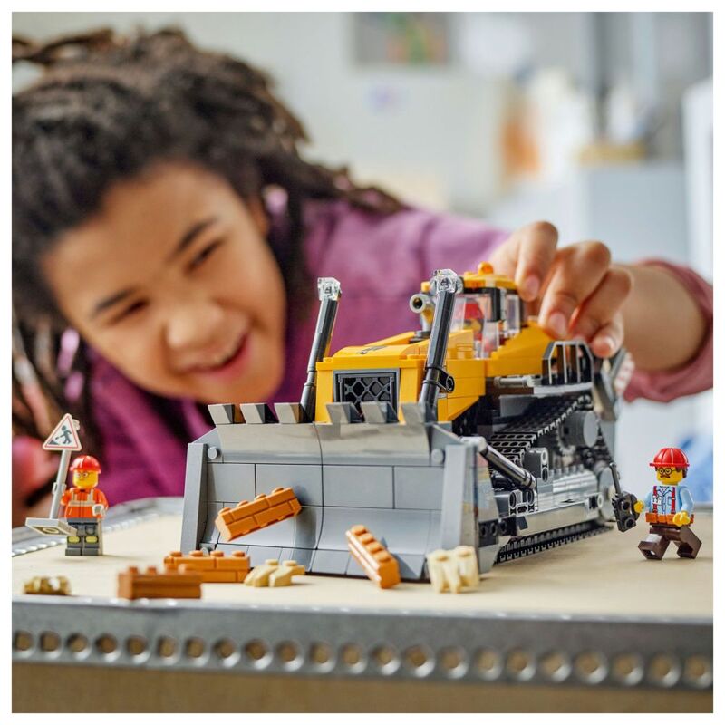 Lego City Yellow Bulldozer Toy V29
