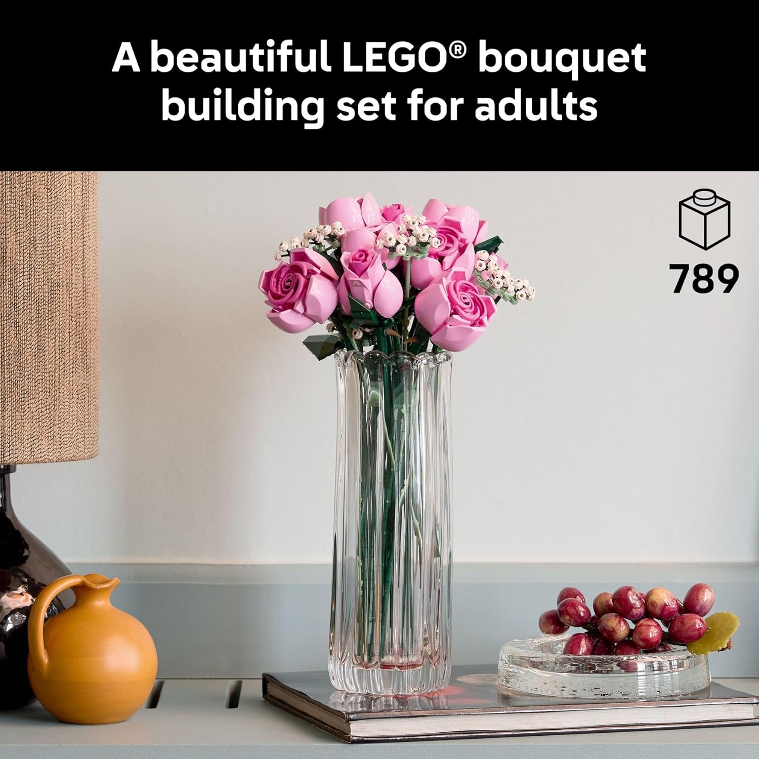 Lego Botanicals Bouquet of Pink Roses 789Pcs