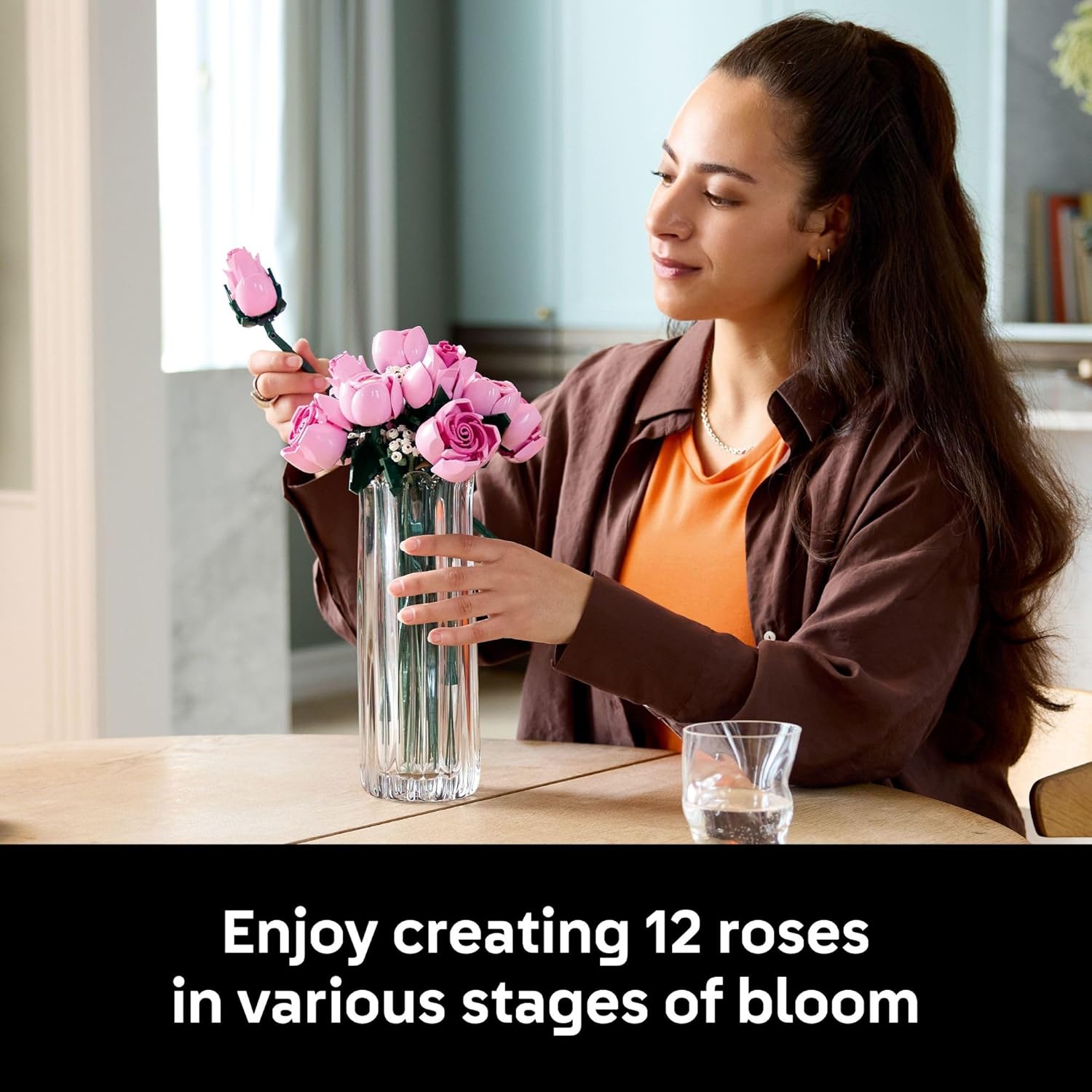 Lego Botanicals Bouquet of Pink Roses 789Pcs