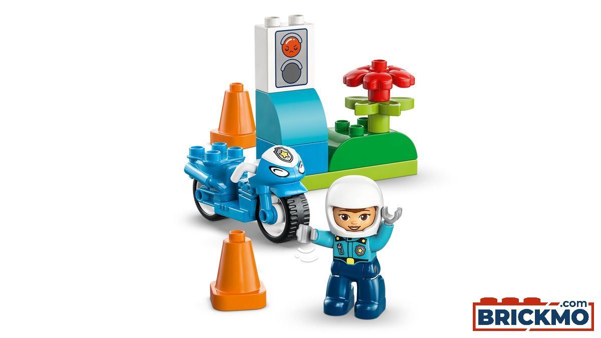 Lego Duplo 10471 Blue Police Motorcycle