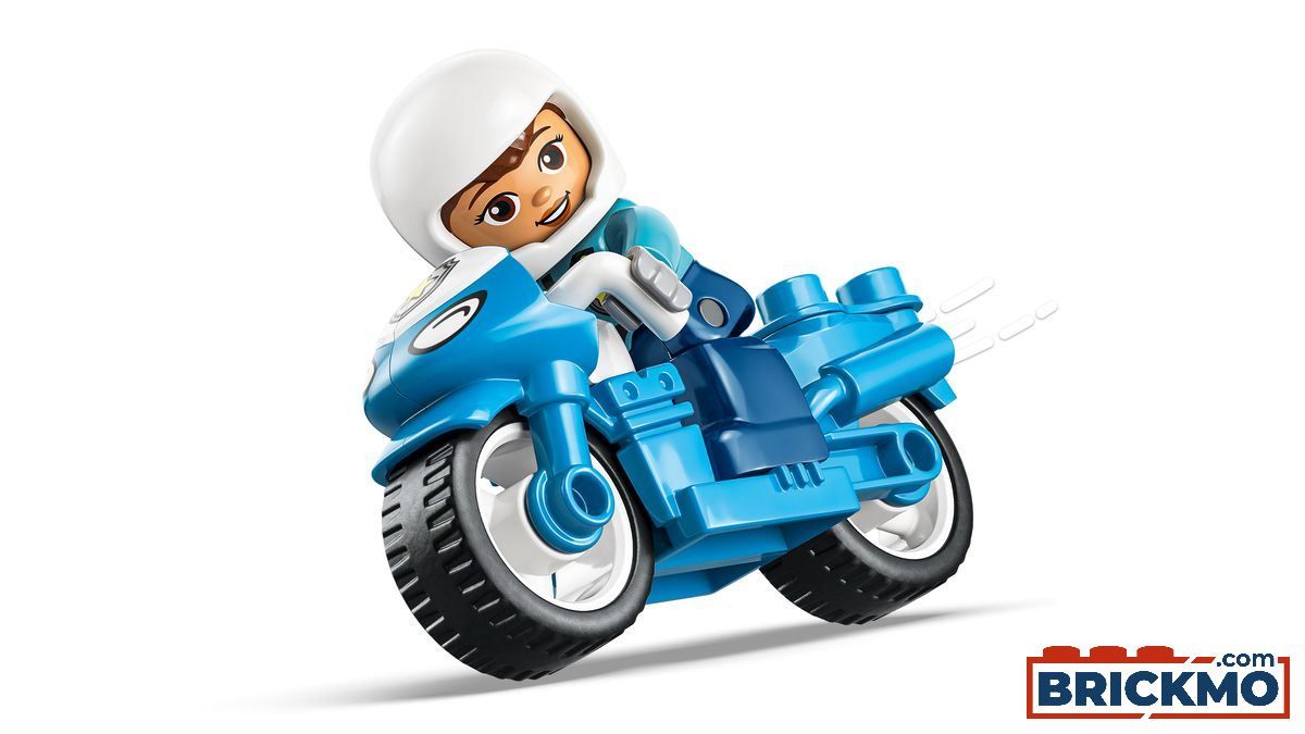 Lego Duplo 10471 Blue Police Motorcycle