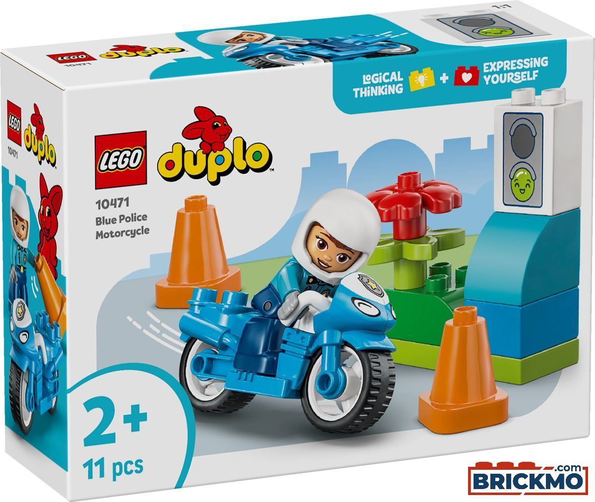 Lego Duplo 10471 Blue Police Motorcycle