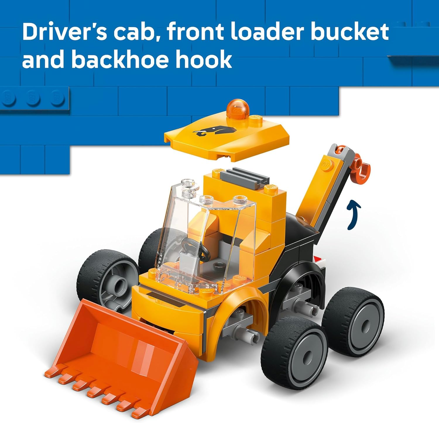 Lego 60483 City Ride Construction Loader 61Pcs