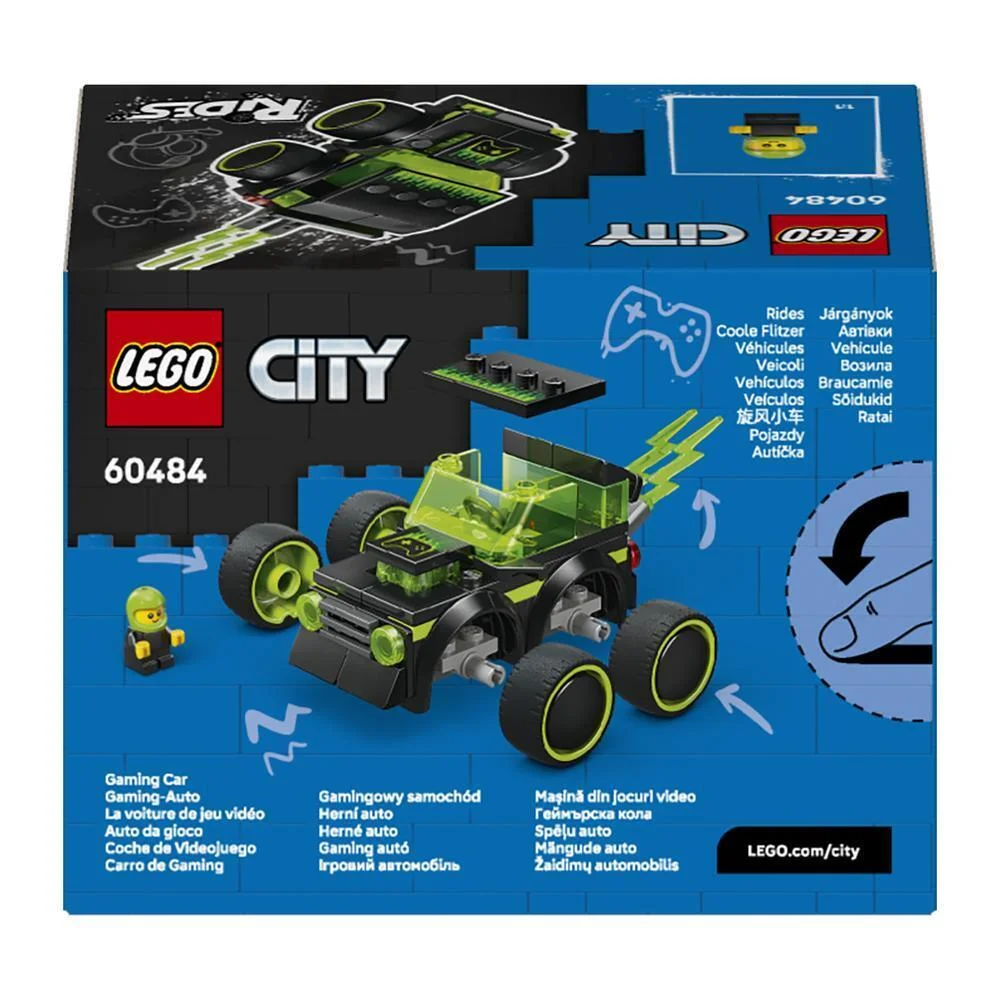 Lego 60484 City Rides Gaming Race Car 64Pcs
