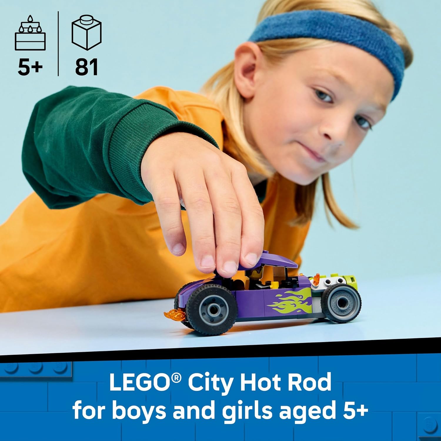 Lego City 60485 Hot Rod Car 81 Parts