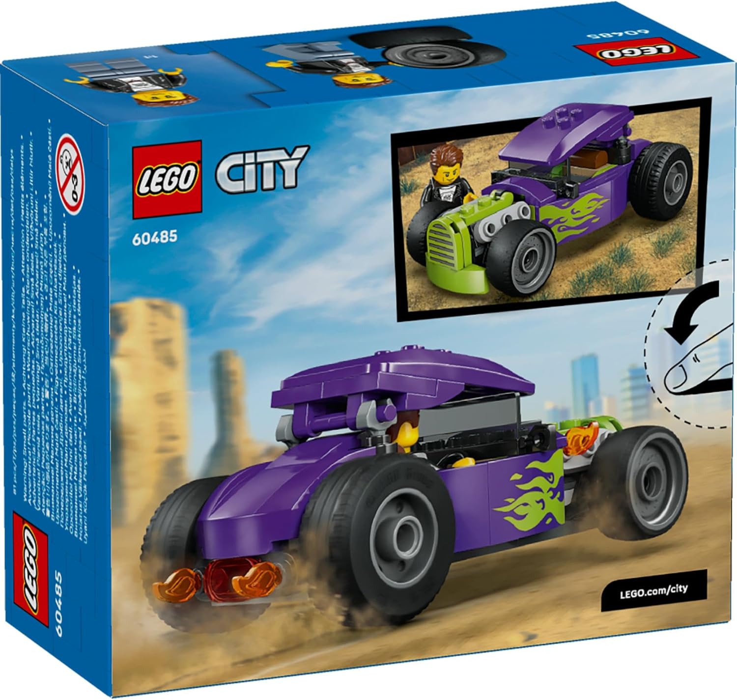 Lego City 60485 Hot Rod Car 81 Parts