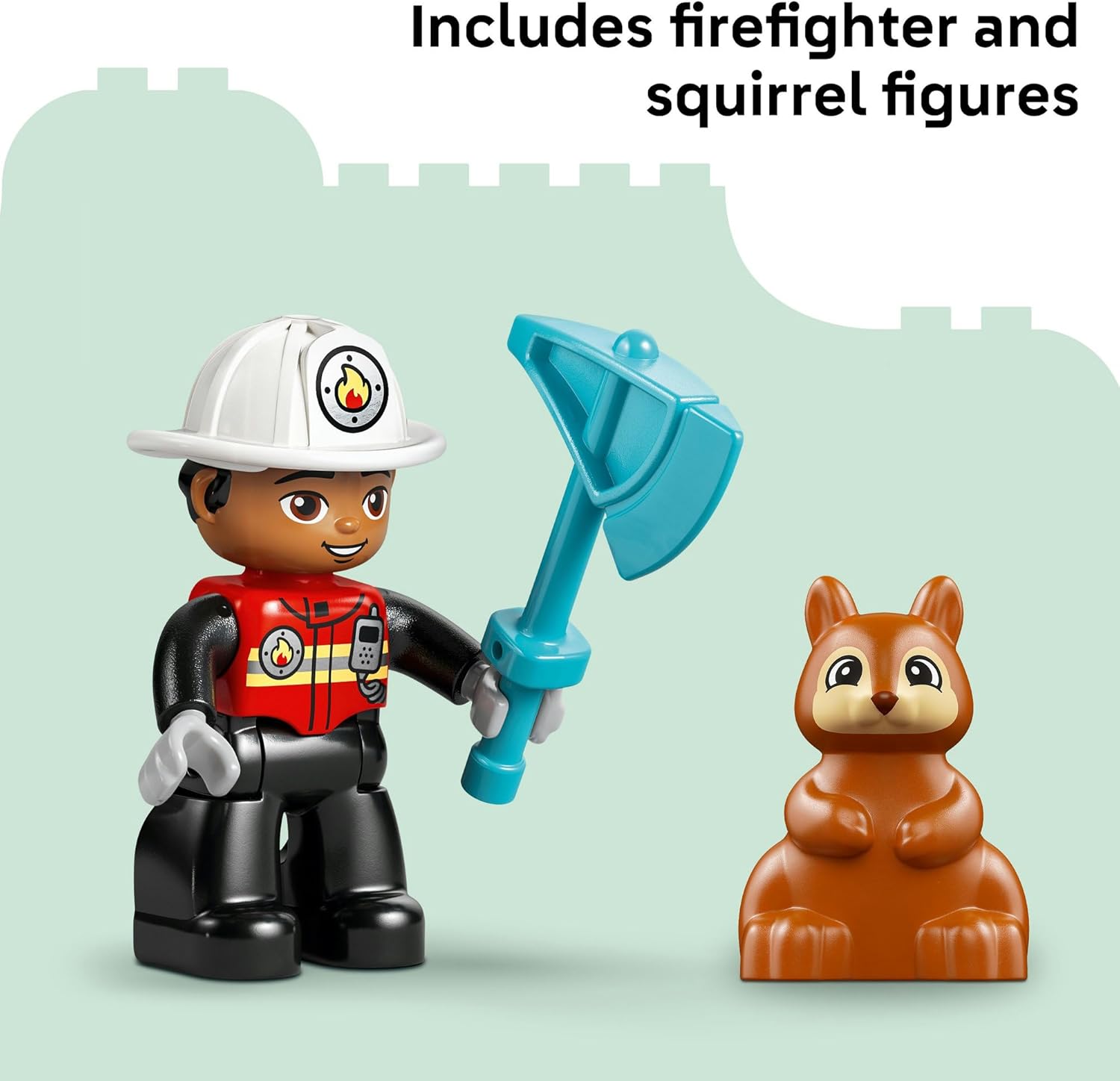 Lego Duplo 10473 Fire Truck with Hose and Firefighter 28Pcs