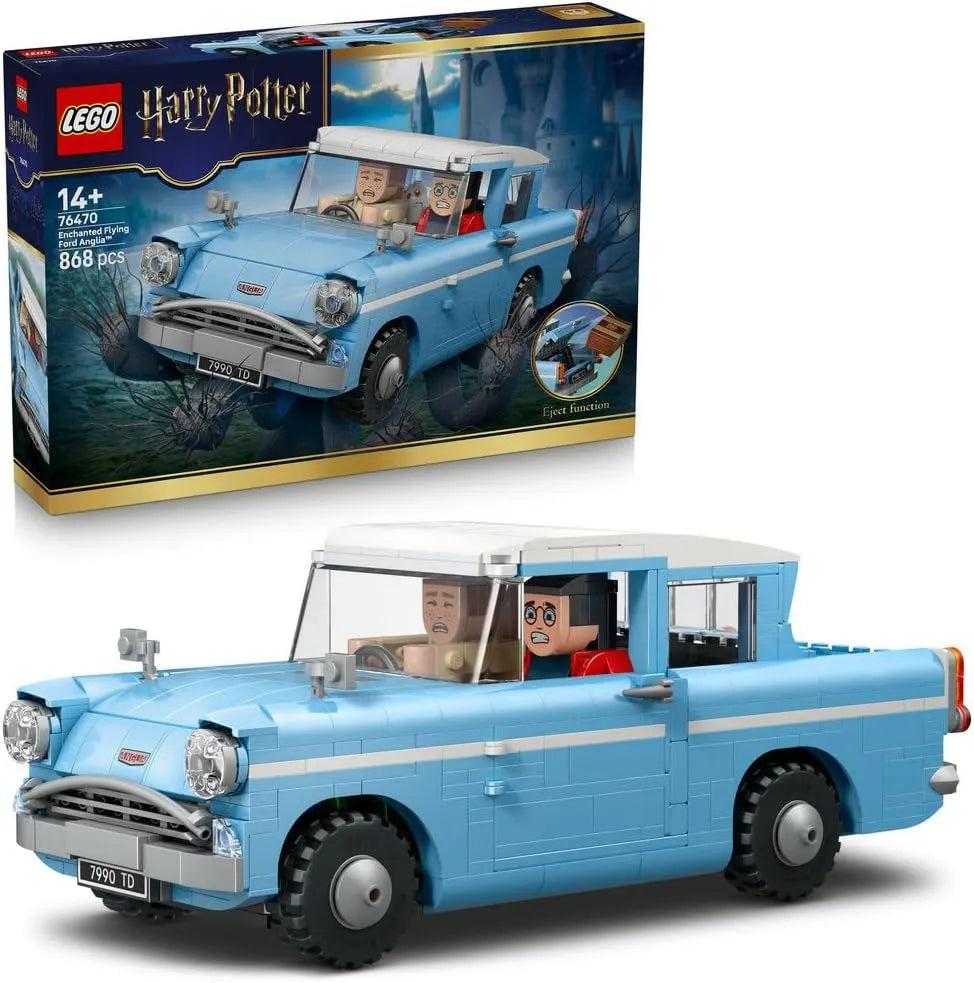 Lego Harry Potter Enchanted Flying Ford Anglia Car Model Kit with Figures