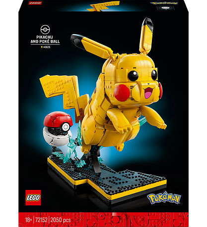 Lego 72152 Pokemon - Pikachu And Poke Ball  2050 Parts