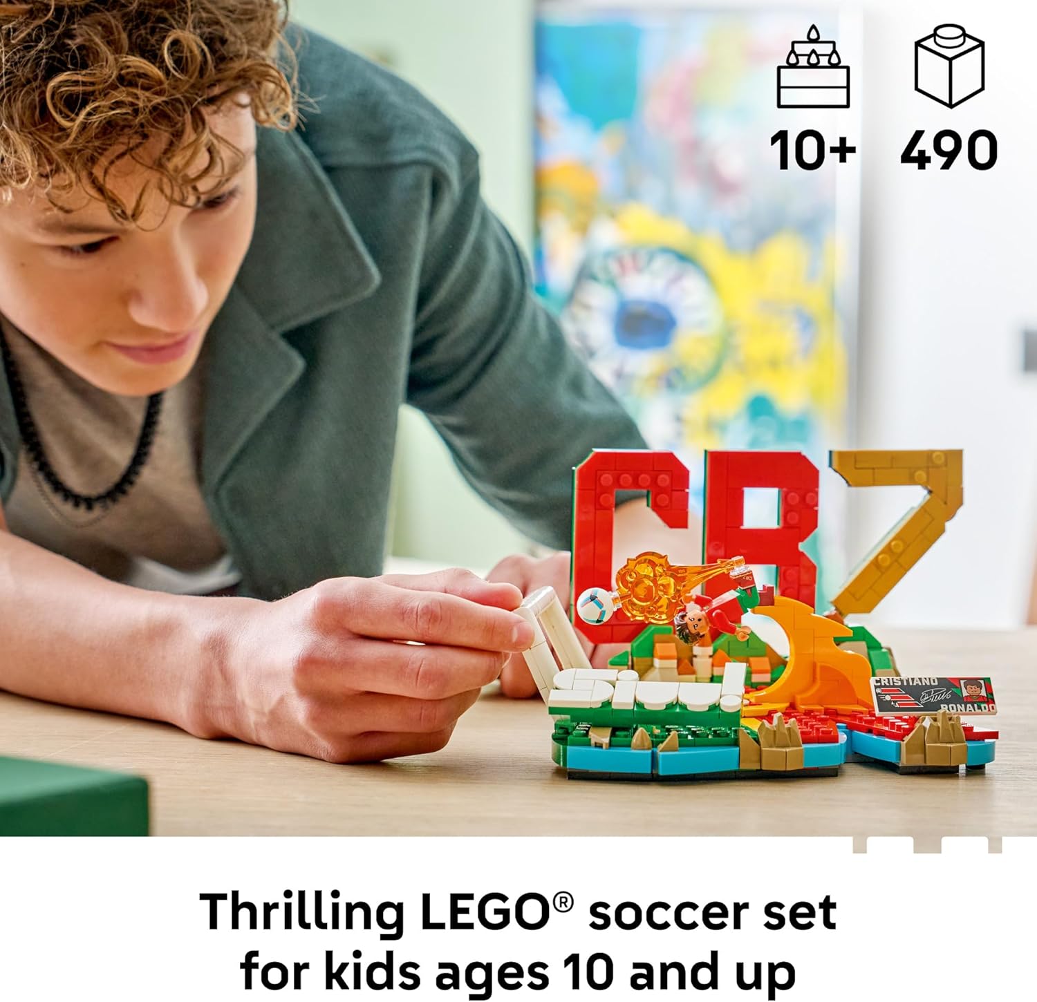 Lego Editions Cristiano Ronaldo 2026 with 490pcs 43012