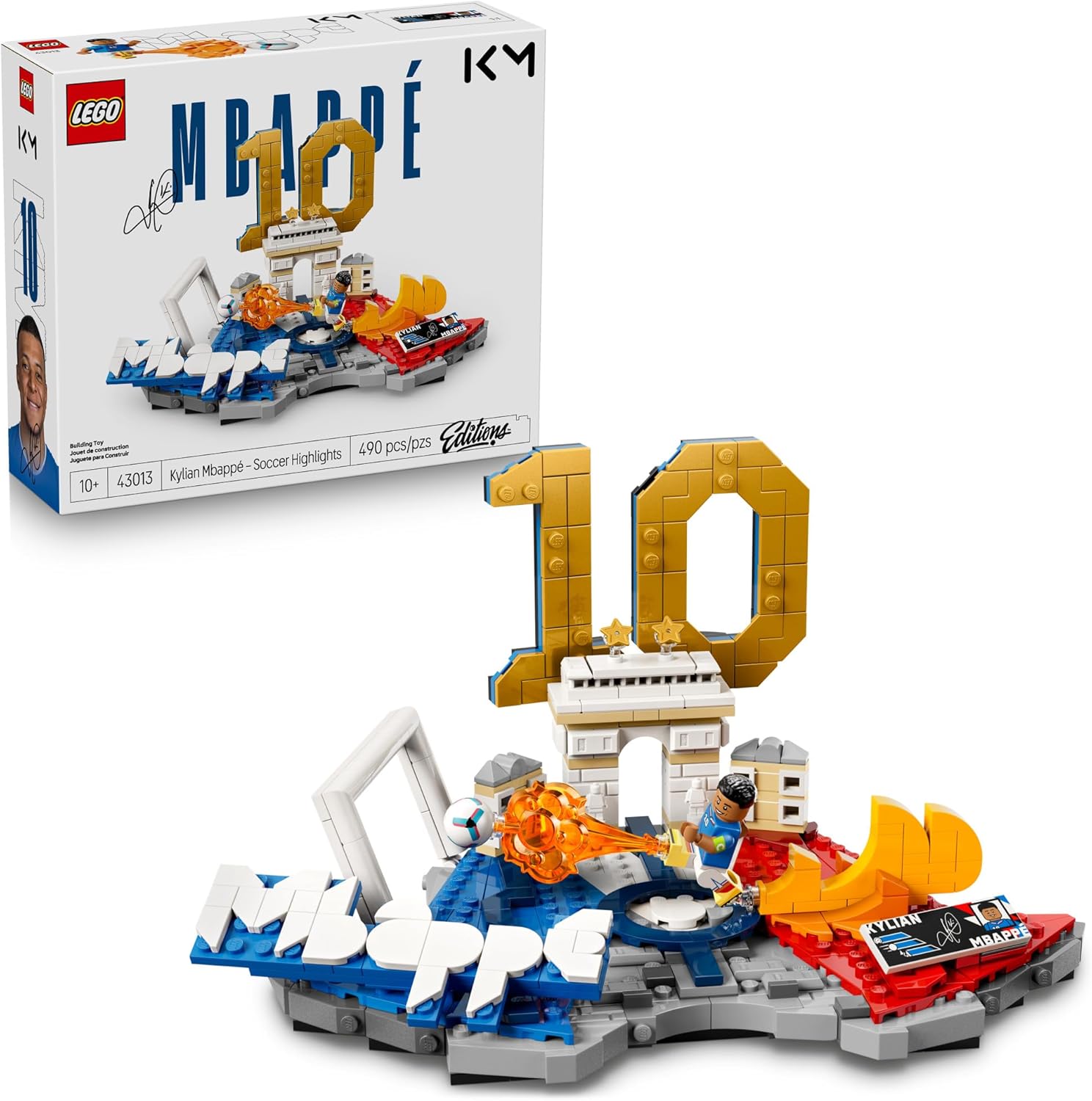 Lego Editions Kylian Mbappe 2026 with 490pcs 43013