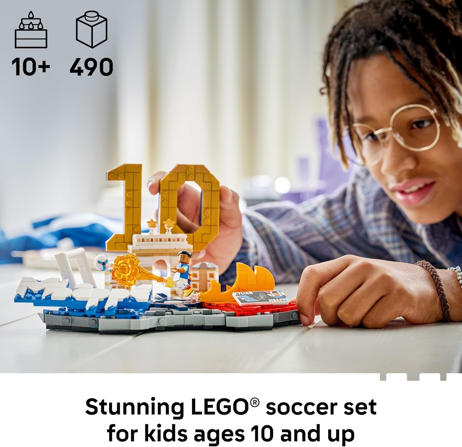 Lego Editions Kylian Mbappe 2026 with 490pcs 43013