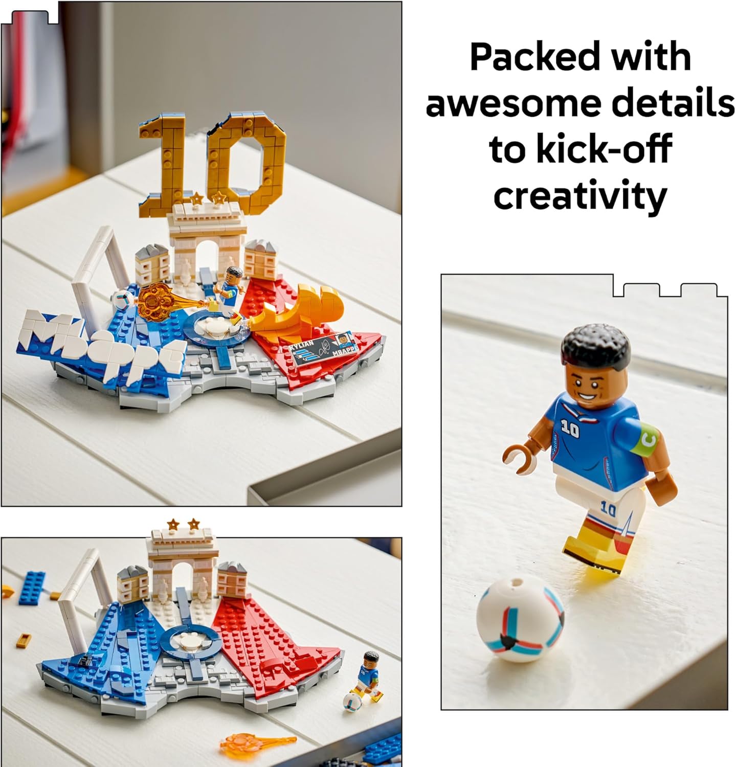 Lego Editions Kylian Mbappe 2026 with 490pcs 43013