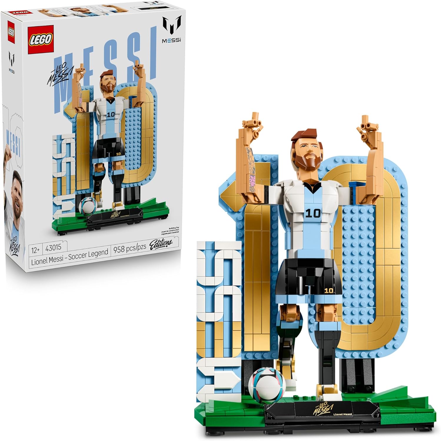 Lego Editions Lionel Messi Soccer Legend 43015 with 958pcs