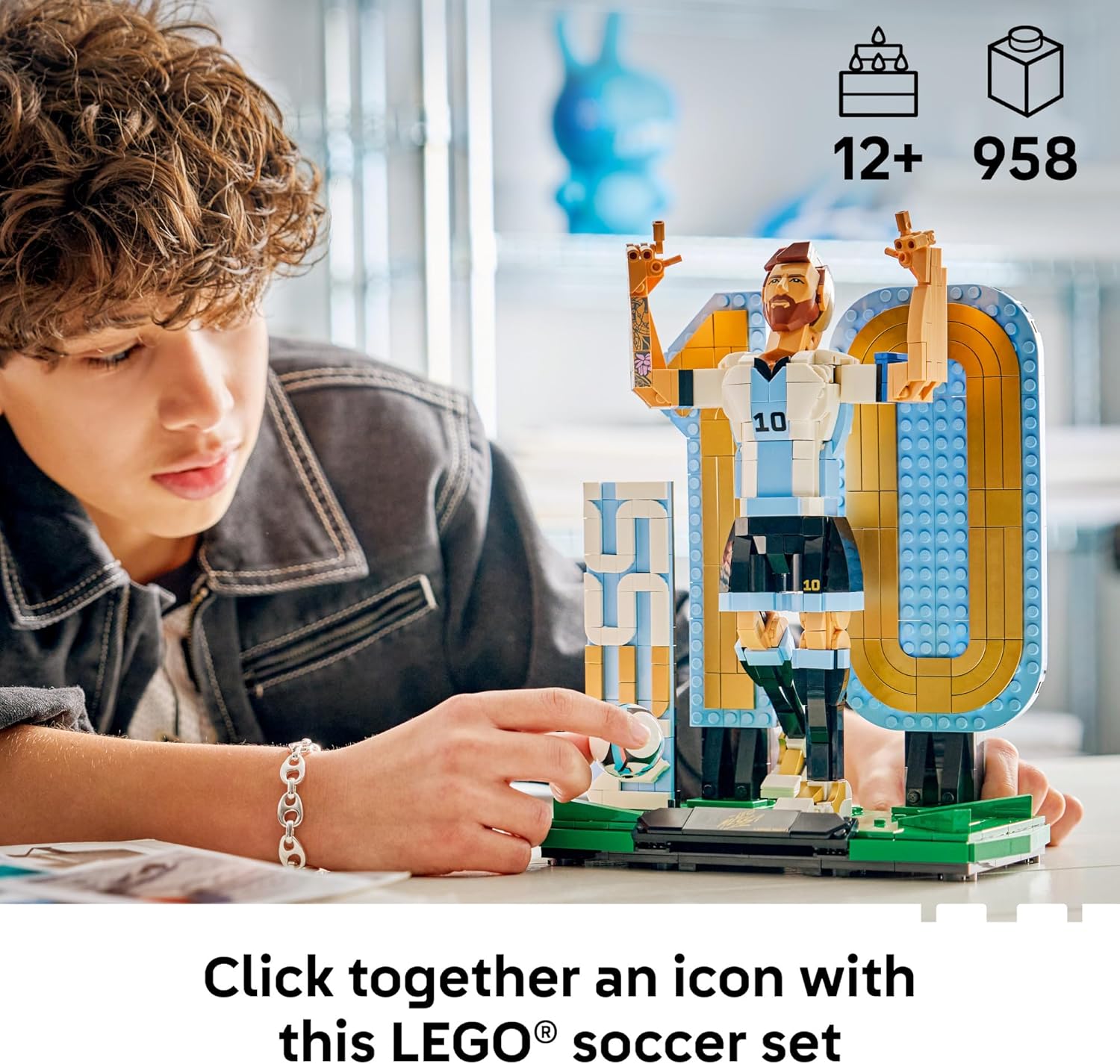Lego Editions Lionel Messi Soccer Legend 43015 with 958pcs
