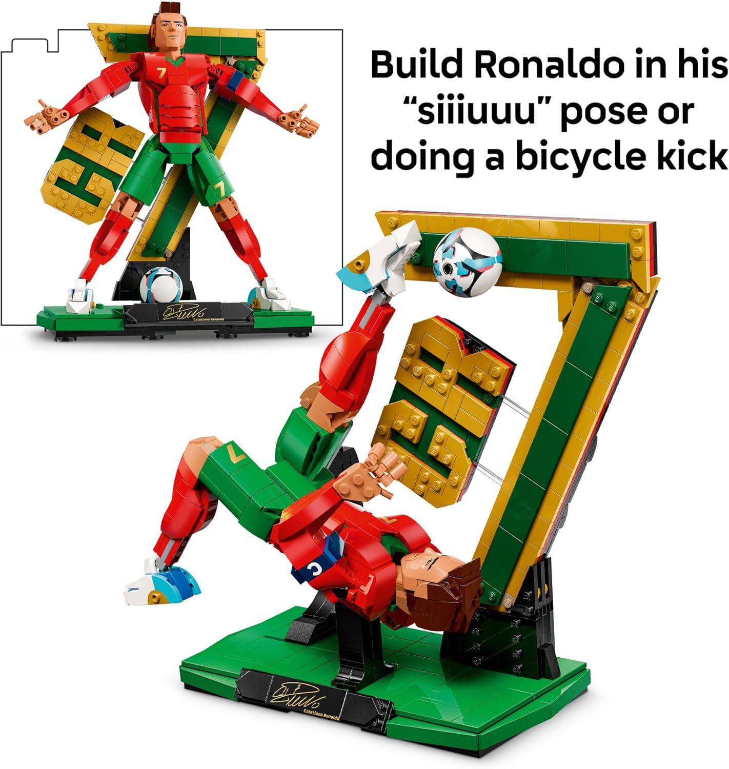 Lego Editions Cristiano Ronaldo Soccer Legend 43016 with 854pcs