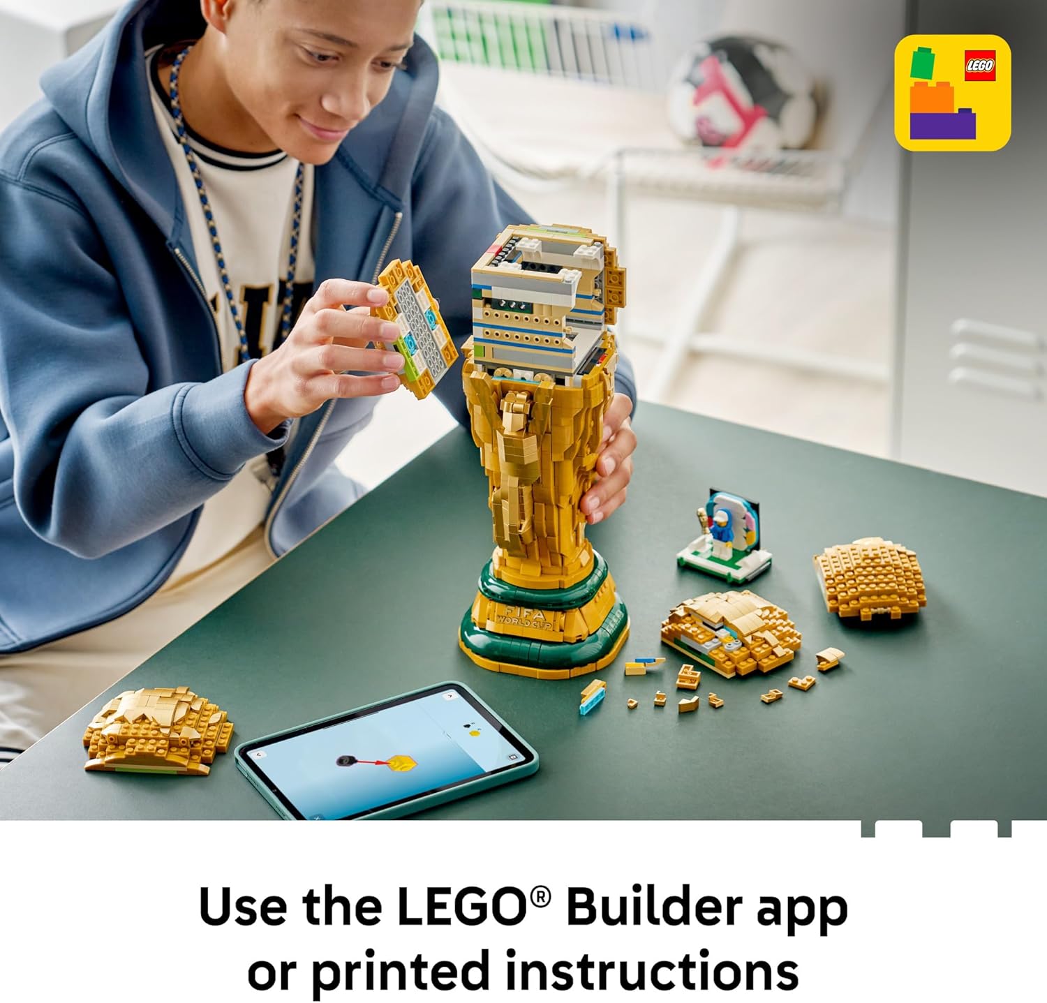 Lego Editions Trophy Fifa World Cup Official with 2842pcs