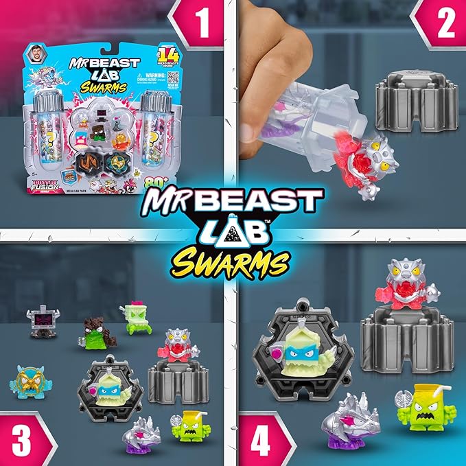 Mr Beast Lab Swarms Mega Lab Pack of 14 Style 2