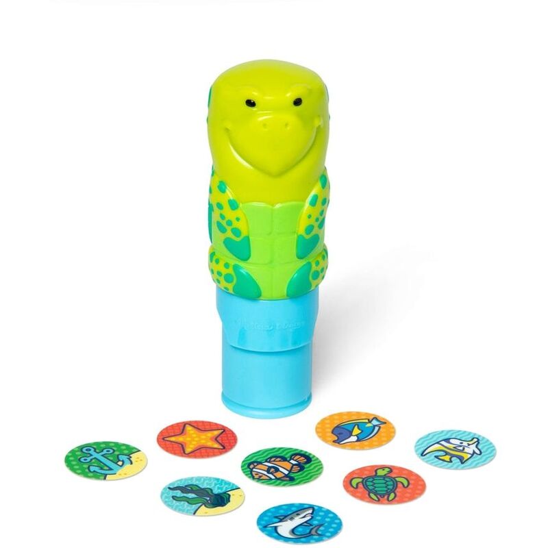Melissa & Doug Sticker Wow Sticker Stamper and Activity Pad Turtle