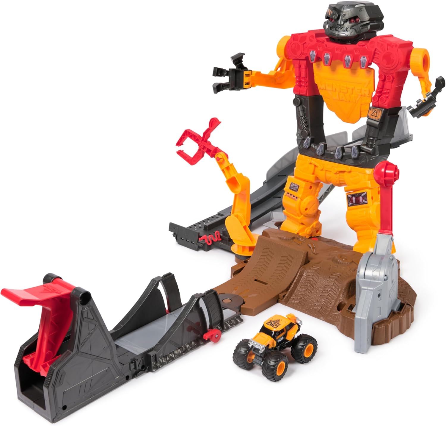 Monster Jam 1:64 Scale Smash and Bash Smashbot Playset