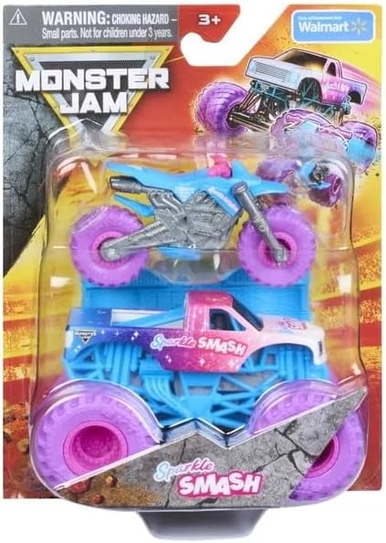 Monster Jam Sparkle Smash 1:64 Die-Cast Monster Truck