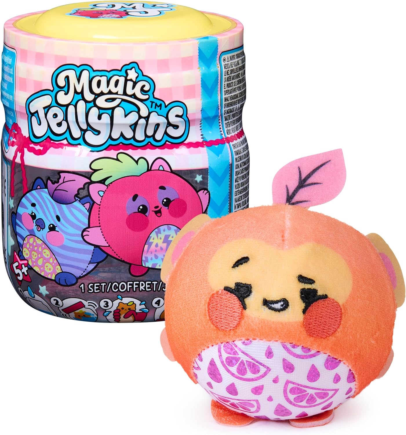 Magic Jellykins Surprise Plush Jar Magical Transforming Water Activated Mystery Box
