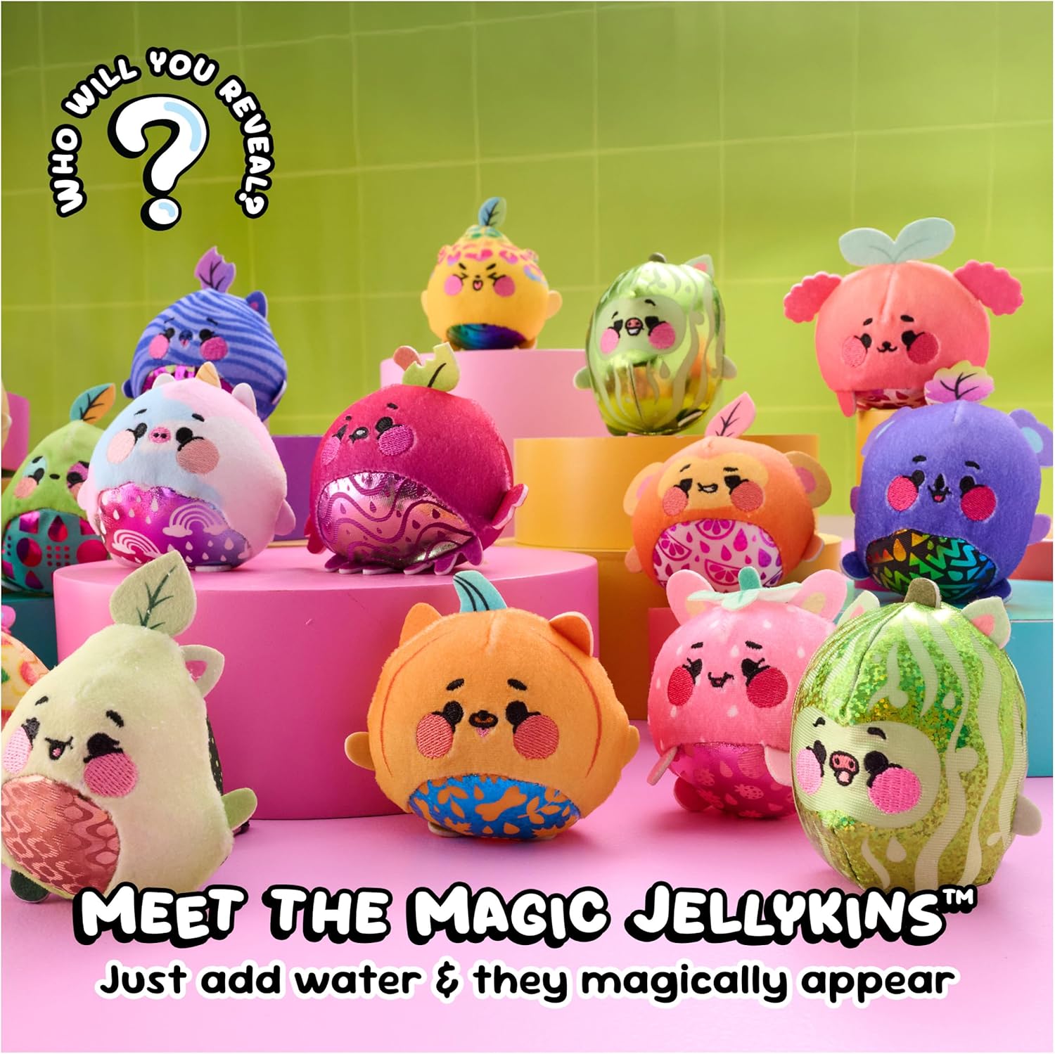 Magic Jellykins Surprise Plush Jar Magical Transforming Water Activated Mystery Box