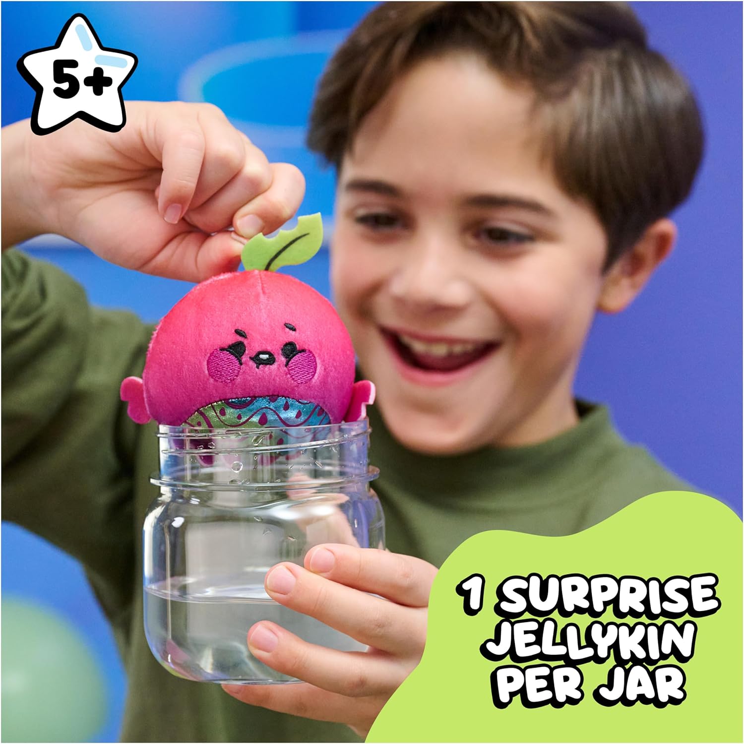 Magic Jellykins Surprise Plush Jar Magical Transforming Water Activated Mystery Box